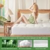 Twin XL Mattress Topper Viscose Derived from Bamboo, Thick Pillow Top Mattress Pad with Deep Pockets for 6-15 inches Mattress, Soft Mattress Topper College Dorm Size for Back Pain Relief - Image 4