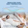 Bedsure Breescape Mattress Topper Twin XL, Extra Long Twin Cooling Pillow Top Mattress Pad, Extra Thick for College Dorm, Soft Quilted Mattress Cover, with a Deep Pocket Fitted to 8"-21" Mattresses - Image 4