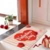 Valentine's Day Doormat Non Slip Outdoor Indoor Welcome Doormat Farmhouse Front Door Decoration Mat Entry Way Floor Mats for Patio Sink, 17" x 29" - Image 10