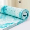 4 inch Memory Foam Mattress Topper Twin XL for College and Dorm, Gel Infused Memory Foam Mattress Pad for Pressure Relief, 38x80 Inches - Image 2