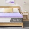 BedsPick Mattress Topper Twin XL Memory Foam, Gel Mattresses Pad Extra Long Twin for Back Pain Relief, 2 Inch Plush College Dorm Bed Cushion for RV, Camp, Couch and Hospital - Image 2