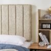 Tavira Allure® College Dorm Headboard - Broad Panel - Linen Beige - Image 4
