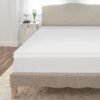 BioPEDIC 2-Inch Twin-XL Size Mattress Topper, Essential Medium Plush Memory Foam Mattress Topper, CertiPUR-US Certified, White, Twin-XL Size (80" L x 39" W x 2" H) - Image 3