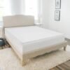 BioPEDIC 2-Inch Twin-XL Size Mattress Topper, Essential Medium Plush Memory Foam Mattress Topper, CertiPUR-US Certified, White, Twin-XL Size (80" L x 39" W x 2" H) - Image 4