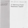 WEEKENDER Mattress Topper, Twin XL, 2 Inch, Ventilated Memory Foam - Ventilated Design - Relieves Pressure - Image 8