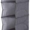 Whitmor Hanging Shoe Shelves - Crosshatch Gray - Image 5