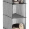 Whitmor Hanging Shoe Shelves - Crosshatch Gray - Image 7