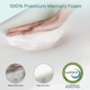 2 Inch Memory Foam Mattress Topper Twin XL, Re:flip Soft Mattress Topper for Pain Relief, Mattress Topper with 2-Sided Soft Cover, Ergonomic 5-Zone Design, CertiPUR-US Certified - Image 7