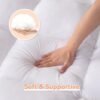 Twin XL Mattress Topper for Back Pain, Extra Thick Pillow Top Mattress Pad Cover with 8"-21" Deep Pocket, Soft Mattress Protector Filled Down Alternative for College Dorm (White, Twin XL) - Image 6
