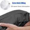 VALUXE Twin XL Size Mattress Topper Extra Thick Cooling Mattress Pad Cover 3D Snow Down Alternative Fill Pillow Top with 8-21 Inch Deep Pocket - Image 5