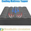 VALUXE Twin XL Size Mattress Topper Extra Thick Cooling Mattress Pad Cover 3D Snow Down Alternative Fill Pillow Top with 8-21 Inch Deep Pocket - Image 3