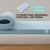 Twin Mattress Topper, Plush Gel Memory Foam, 3 inches, CertiPUR-US Certified - Image 4