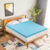 Subrtex 3 Inch Memory Foam Mattress Topper Mattress Pad Ventilated Gel Infused Bed Foam Topper, CertiPUR-US Certified, Twin XL, Blue - Image 9