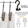 8-Pack-Closet-Organizers-and-Storage,Clothes-Organizer-Hangers for Heavy Clothes Sturdy Home Closet Organization and Storage,College-Dorm-Room-Essentials for Girls,Closet-Storage-Space-Saving-Hangers - Image 6
