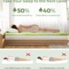 3 Inch Twin XL Mattress Topper, Memory Foam Mattress Topper for Back Pain, Gel Cooling Mattress Topper, Slow-Rebound Twin XL Toppers for Mattresses, Pressure Relieving Bed Topper Twin XL for Dorm - Image 4