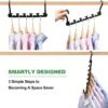 12-Pack-Closet-Organizers-and-Storage,Closet-Organizer-Hanger for Heavy Clothes,Sturdy Closet-Organization-and-Storage-Hangers-Space-Saving for Wardrobe,Dorm-Room-Essentials for College Students Girls - Image 6