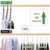 12-Pack-Closet-Organizers-and-Storage,Closet-Organizer-Hanger for Heavy Clothes,Sturdy Closet-Organization-and-Storage-Hangers-Space-Saving for Wardrobe,Dorm-Room-Essentials for College Students Girls - Image 3