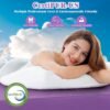 3 Inch Memory Foam Mattress Topper, Cooling Gel Mattress Topper for Full(54"x75") Size Bed, Soft Mattress Topper,Back Pain Pressure Relief, Ventilated, No Flavor, CertiPUR-US Certified - Image 6