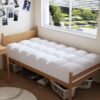 Twin XL Mattress Topper for Back Pain, Extra Thick Pillow Top Mattress Pad Cover with 8"-21" Deep Pocket, Soft Mattress Protector Filled Down Alternative for College Dorm (White, Twin XL) - Image 2