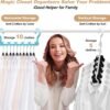 4 Pack College-Dorm-Room-Essentials for Girls,Closet-Organizers and Storage,Closet-Storage Plastic Clothes Hangers with 5 Holes Hangers Space Saving - Image 4