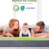 3 Inch Twin XL Mattress Topper, Memory Foam Mattress Topper for Back Pain, Gel Cooling Mattress Topper, Slow-Rebound Twin XL Toppers for Mattresses, Pressure Relieving Bed Topper Twin XL for Dorm - Image 9
