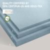 Twin Mattress Topper, Plush Gel Memory Foam, 3 inches, CertiPUR-US Certified - Image 7