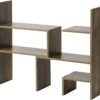 Yak About It Compact Adjustable Dorm Desk Bookshelf - Rustic - Image 2