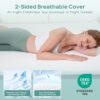2 Inch Memory Foam Mattress Topper Twin XL, Re:flip Soft Mattress Topper for Pain Relief, Mattress Topper with 2-Sided Soft Cover, Ergonomic 5-Zone Design, CertiPUR-US Certified - Image 5