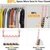 8-Pack-Closet-Organizers-and-Storage,Clothes-Organizer-Hangers for Heavy Clothes Sturdy Home Closet Organization and Storage,College-Dorm-Room-Essentials for Girls,Closet-Storage-Space-Saving-Hangers - Image 3