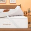 Zenzy 4" Twin Waterproof Mattress Topper Cover, [100% Waterproof] [Ultra-Soft] Cover for Mattress Topper, Washable & with Adjustable Straps, Oeko-TEX Certified [Only Cover]- Beige - Image 5