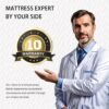Subrtex 3 Inch Memory Foam Mattress Topper Mattress Pad Ventilated Gel Infused Bed Foam Topper, CertiPUR-US Certified, Twin XL, Blue - Image 10