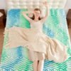 2 Inch 7-Zone Twin XL Memory Foam Mattress Topper College Dorm Extra Long Egg Crate Cooling Gel Infused Mattress Pad Bed Topper for Pressure Relief Soft & Breathable, CertiPUR-US Certified - Image 9