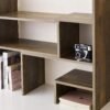 Yak About It Compact Adjustable Dorm Desk Bookshelf - Rustic - Image 7