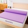 3 Inch Memory Foam Mattress Topper, Cooling Gel Mattress Topper for Full(54"x75") Size Bed, Soft Mattress Topper,Back Pain Pressure Relief, Ventilated, No Flavor, CertiPUR-US Certified - Image 2