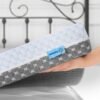 4 Inch Gel Bamboo Memory Foam Mattress Topper, Twin XL Size, Reversible Cooling & Warm Bed Topper Washable Cover, Triple Layer Foam for Pain Relief, Medium Firm, CertiPUR-US Certified - Image 2