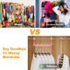 8-Pack-Closet-Organizers-and-Storage,Clothes-Organizer-Hangers for Heavy Clothes Sturdy Home Closet Organization and Storage,College-Dorm-Room-Essentials for Girls,Closet-Storage-Space-Saving-Hangers - Image 4