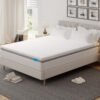 4 Inch Gel Bamboo Memory Foam Mattress Topper, Twin XL Size, Reversible Cooling & Warm Bed Topper Washable Cover, Triple Layer Foam for Pain Relief, Medium Firm, CertiPUR-US Certified - Image 9