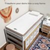 BedStory 3 Inch Mattress Topper Twin XL - Gel Memory Foam Mattress Topper - Foam Bed Toppers Twin XL with Removable Cover, CertiPUR-US - Image 5