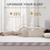 BedStory 3 Inch Mattress Topper Twin XL - Gel Memory Foam Mattress Topper - Foam Bed Toppers Twin XL with Removable Cover, CertiPUR-US - Image 4
