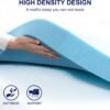 Subrtex 3 Inch Memory Foam Mattress Topper Mattress Pad Ventilated Gel Infused Bed Foam Topper, CertiPUR-US Certified, Twin XL, Blue - Image 5