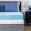 Sure2Sleep Twin Size, 3-Inch, Gel Swirl Memory Foam Mattress Topper Made in USA. - Image 4