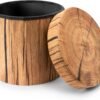 Sorbus Tree Stump Stool, Toy Storage Ottoman 15 Inch Fake tree stumps Log Stool Storage, Artificial Tree Trunk, Perfect Footstool Kids Toy Chest, Rustic Log Cabin Decor Bench, Pedestal, Side End Table - Image 2