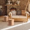 Sorbus Tree Stump Stool, Toy Storage Ottoman 15 Inch Fake tree stumps Log Stool Storage, Artificial Tree Trunk, Perfect Footstool Kids Toy Chest, Rustic Log Cabin Decor Bench, Pedestal, Side End Table - Image 5