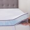 2 Inch Memory Foam Mattress Topper Queen Size with Pillow Ventilated Breathable Cooling Mattress Pad with Removable Soft Cover Portable Bed Topper for Back Pain, CertiPUR-US Certified - Image 2