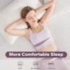 2 Inch Memory Foam Mattress Topper Queen Size with Pillow Ventilated Breathable Cooling Mattress Pad with Removable Soft Cover Portable Bed Topper for Back Pain, CertiPUR-US Certified - Image 3