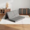 Sweetnight 4 Inch Folding Mattress with Carry Bag - Twin Size Trifold Mattress Grey with Breathable Cover & Non-Slip Bottom| Portable Floor Mattress for Camping,Travel,RV,Guest Room - Image 2