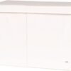 3 Sprouts Recycled Fabric Toy Chest Storage Box - Extra Large Toy Storage Box, Sturdy Toy Bins - Kids Organizer for Bedroom - Toybox Basket with Lid for Kids, Toddlers, Boys, Girls - Solid Cream - Image 2