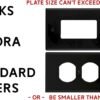 Storage Theory Horizontal Wall Outlet Shelf - Convert Your Outlet into Display Shelves - Alexa Speaker Stand, Electric Toothbrush Holder - Light Socket Shelf 1 Pack, Black - Image 6
