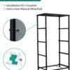 YITAHOME Storage Tower with 4 Drawers - Fabric Dresser, Organizer Unit for Bedroom, Living Room, Closets & Nursery - Sturdy Steel Frame, Easy Pull Fabric Bins & Wooden Top - Image 8