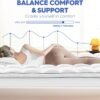 Twin XL Mattress Topper, Extra Thick Cooling Mattress Pillowtop for Back Pain, Plush Mattress Pad Protector with 8-21 Inch Elastic Deep Pocket 6d Down Alternative Filling - Image 7